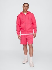 Gap Pink Zip Up Arch Logo Hoodie - Image 4 of 6