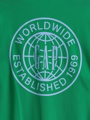 Gap Green Logo T-Shirt - Image 5 of 5