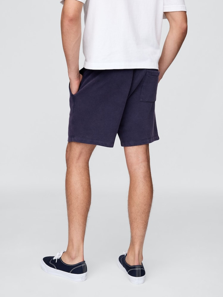 Gap Dark Blue VintageSoft Logo Sweat Shorts - Image 2 of 5