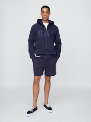 Gap Dark Blue VintageSoft Logo Sweat Shorts - Image 4 of 5