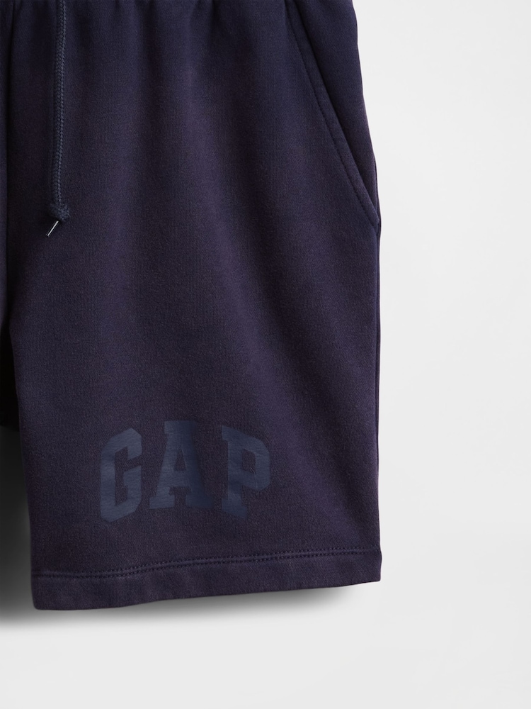Gap Dark Blue VintageSoft Logo Sweat Shorts - Image 5 of 5