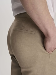 Harry Brown Brown Slim Fit Suit Archie Melange Trousers - Image 7 of 8