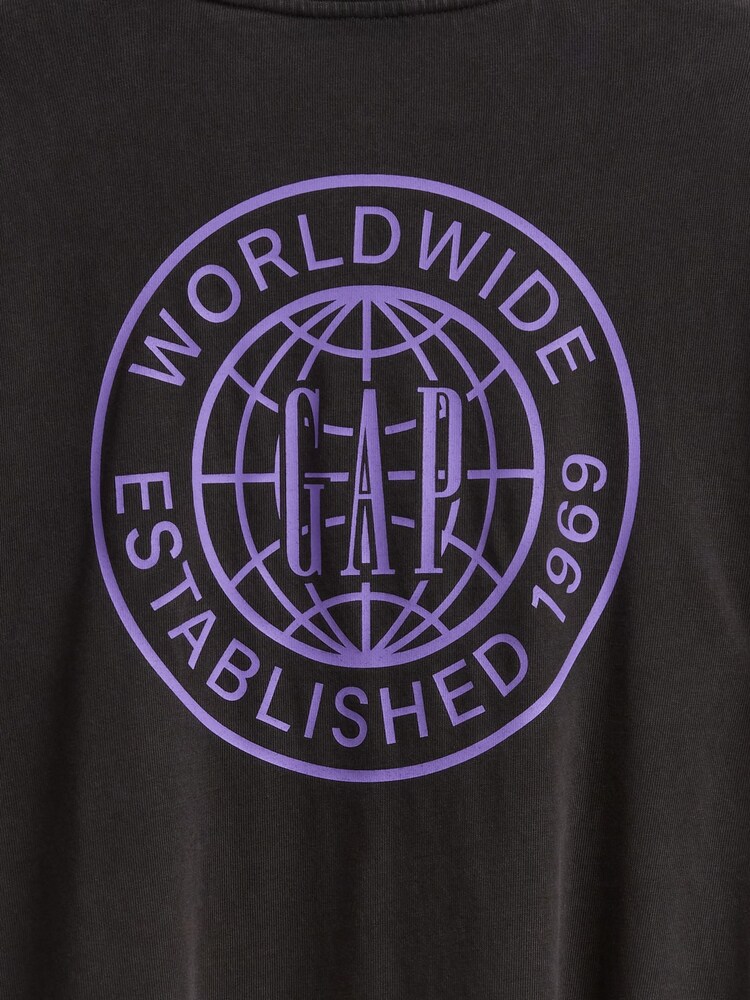 Gap Black Logo T-Shirt - Image 5 of 5