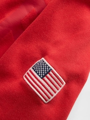Gap Red VintageSoft Logo Zip Hoodie - Image 5 of 5
