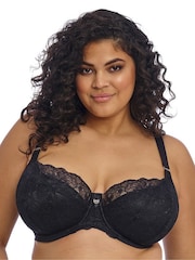 Elomi Black Brianna Underwire Padded Half Cup Bra - Image 1 of 4