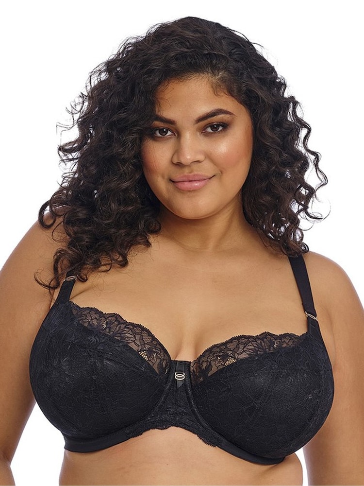 Elomi Black Brianna Underwire Padded Half Cup Bra - Image 1 of 4