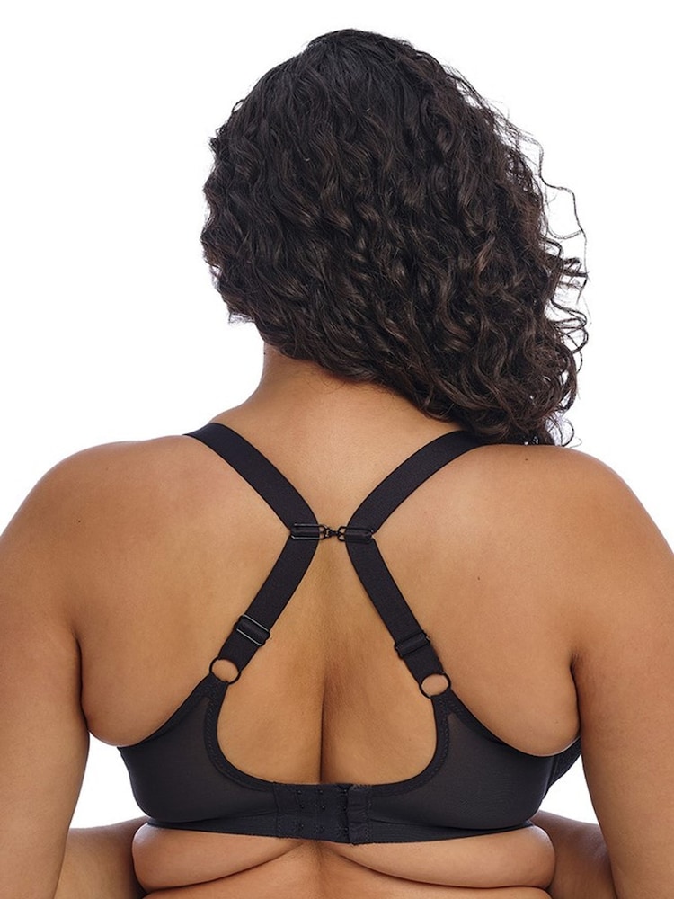 Elomi Black Brianna Underwire Padded Half Cup Bra - Image 2 of 4