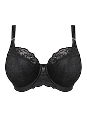 Elomi Black Brianna Underwire Padded Half Cup Bra - Image 4 of 4