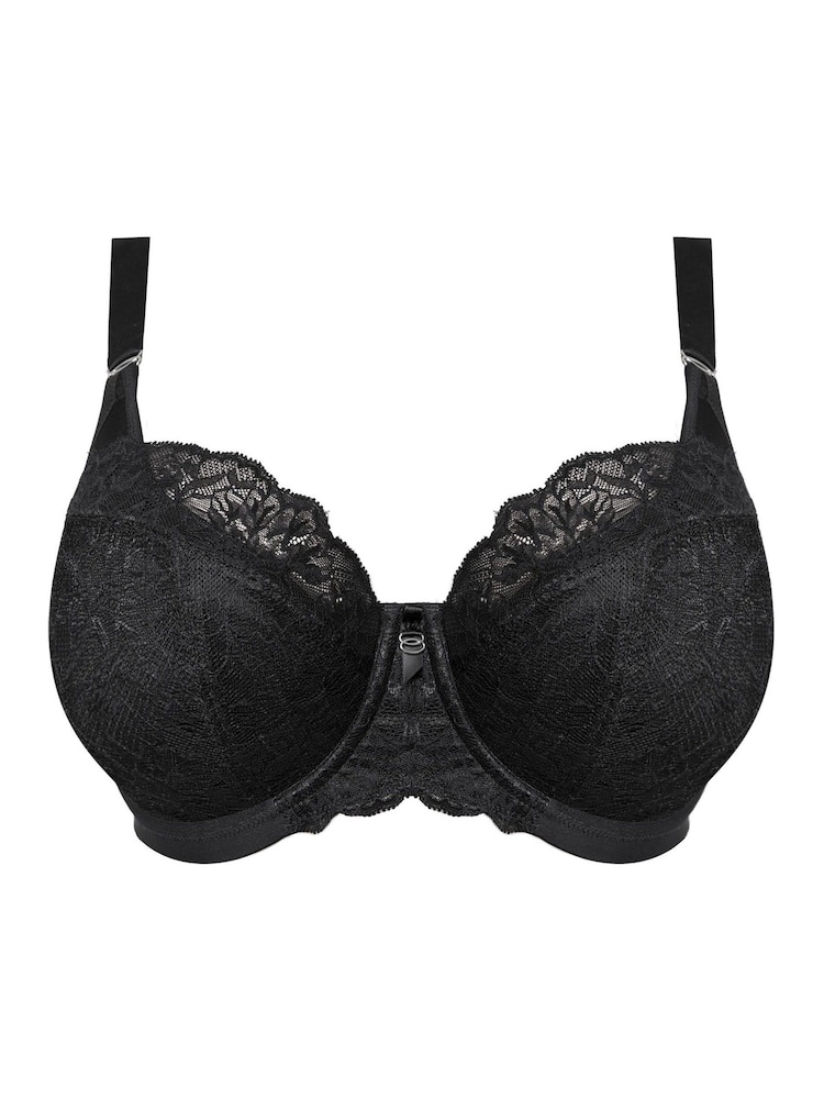 Elomi Black Brianna Underwire Padded Half Cup Bra - Image 4 of 4