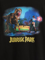 Gap Black Heavyweight Jurassic Park Graphic Short Sleeve T-Shirt (4-13yrs) - Image 2 of 2