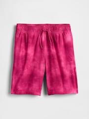 Gap Pink Tie-Dye Quick-Dry Lined Shorts (4-13yrs) - Image 5 of 5