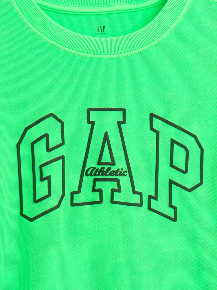 Gap Green Heavyweight Athletic Logo Short Sleeve T-Shirt (4-13yrs) - Image 2 of 2