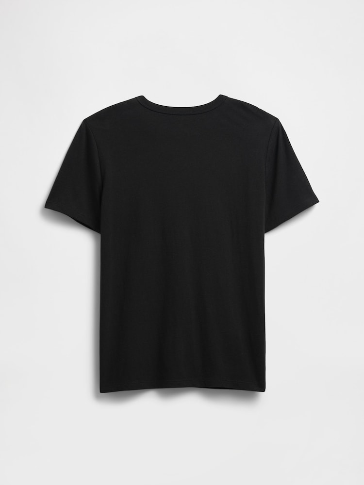 Gap Black Vintage Graphic T-Shirt (4-13yrs) - Image 2 of 3