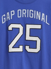Gap Blue Logo Jersey Short Sleeve T-Shirt (4-13yrs) - Image 2 of 2
