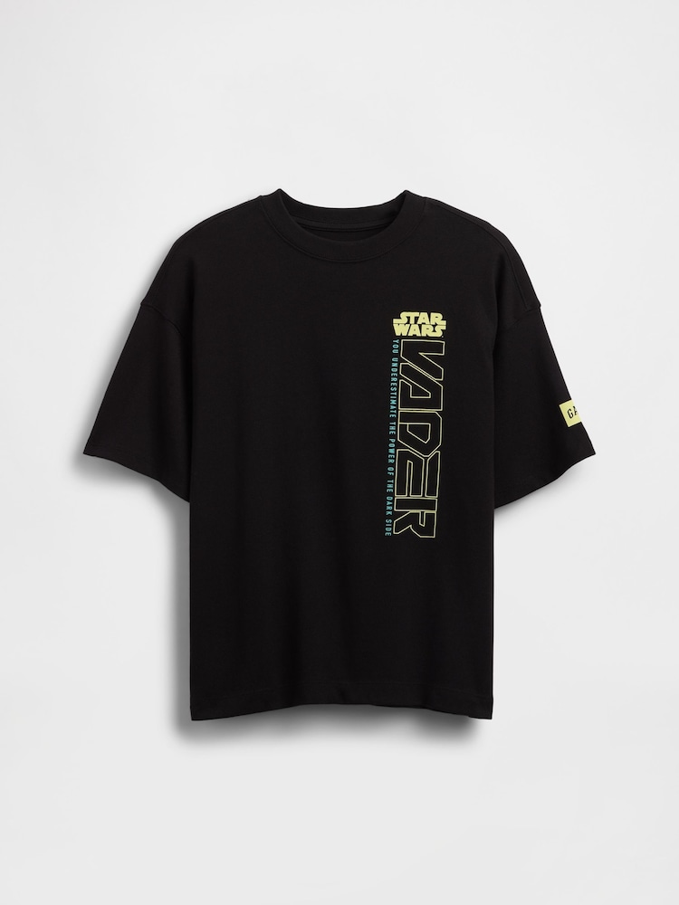 Gap Black Star Wars Graphic T-Shirt (4-13yrs) - Image 1 of 3