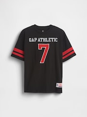 Gap Black Logo Jersey Short Sleeve T-Shirt (4-13yrs) - Image 3 of 4
