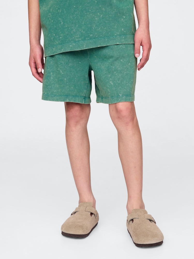 Gap Green 5" Washed Easy Shorts (4-13yrs) - Image 1 of 5