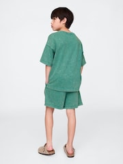 Gap Green 5" Washed Easy Shorts (4-13yrs) - Image 2 of 5