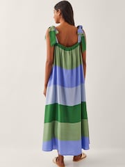 Monsoon Blue Lola Stripe Maxi Dress - Image 3 of 4