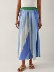 Monsoon Blue Lolana Midi Skirt - Image 4 of 4