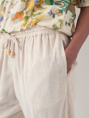 Monsoon Natural Judy Tapered Trousers - Image 3 of 4