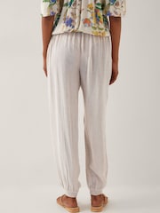 Monsoon Natural Judy Tapered Trousers - Image 4 of 4