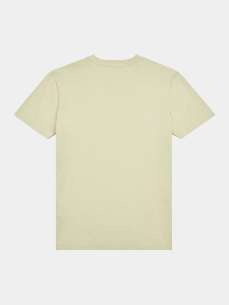 Peckham Rye Green Mens Pique Texture T-Shirt - Image 2 of 3