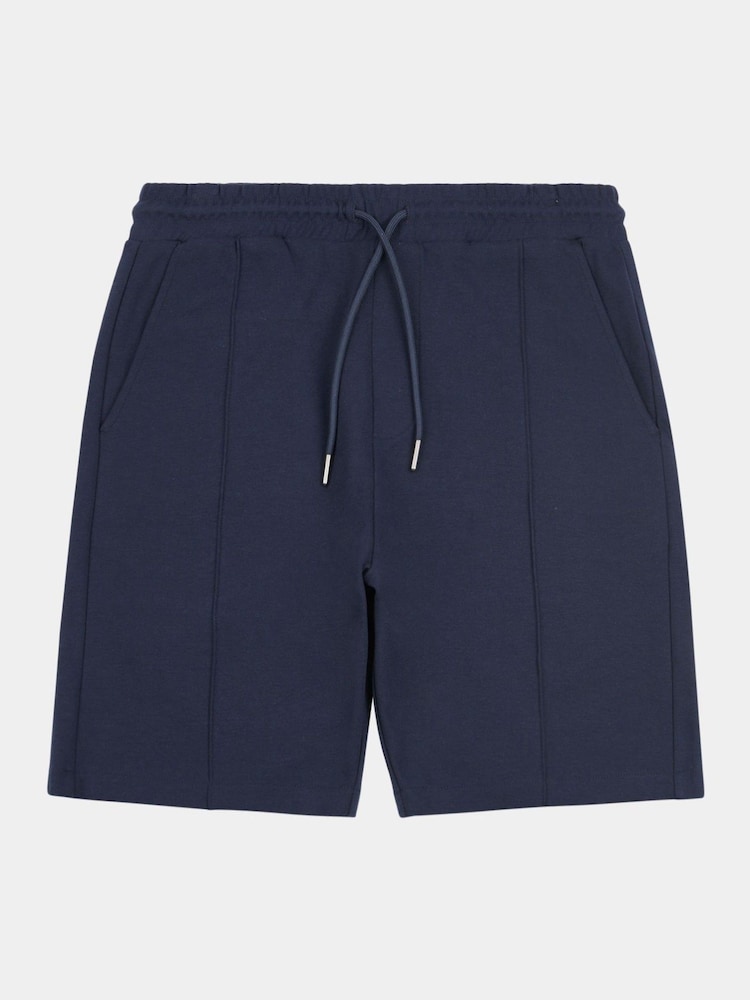 Peckham Rye Blue Mens Pintuck Shorts - Image 1 of 4