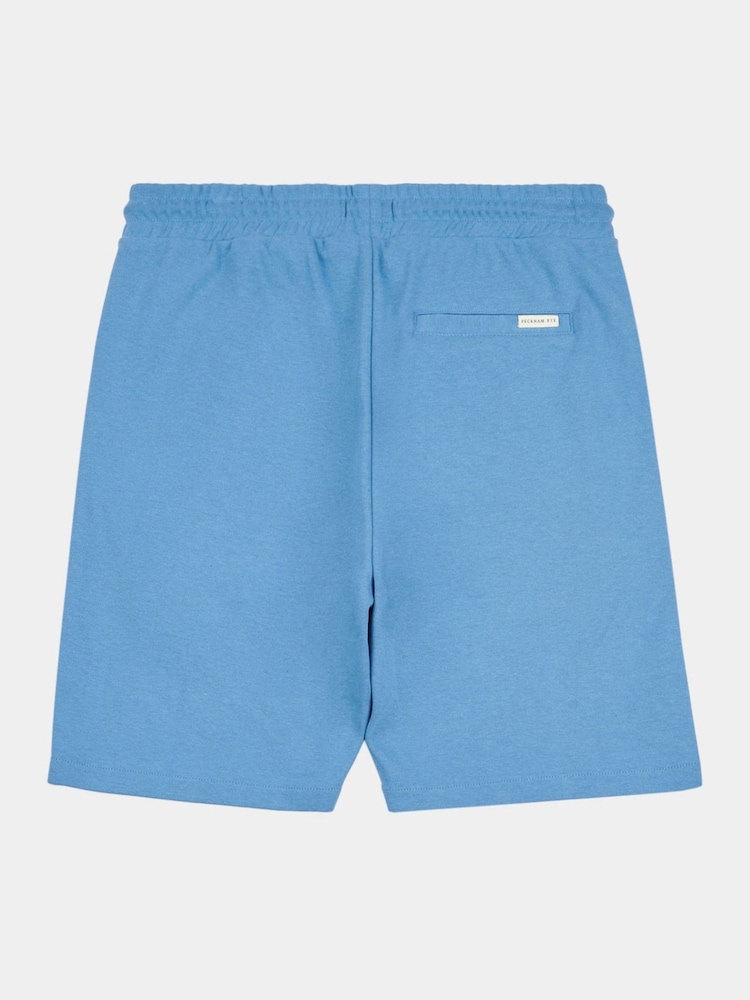Peckham Rye Light Blue Mens Pintuck Shorts - Image 2 of 4
