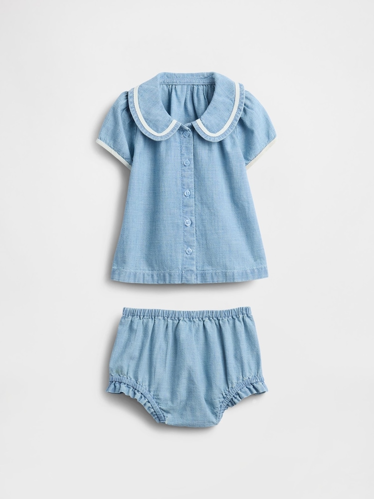 Gap Blue Denim Outfit Set (Newborn-24mths) - Image 1 of 2