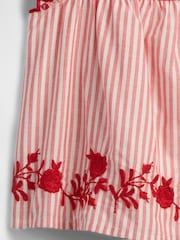 Gap Red Stripe Striped Poplin Outfit Set (Newborn-24mths) - Image 3 of 3