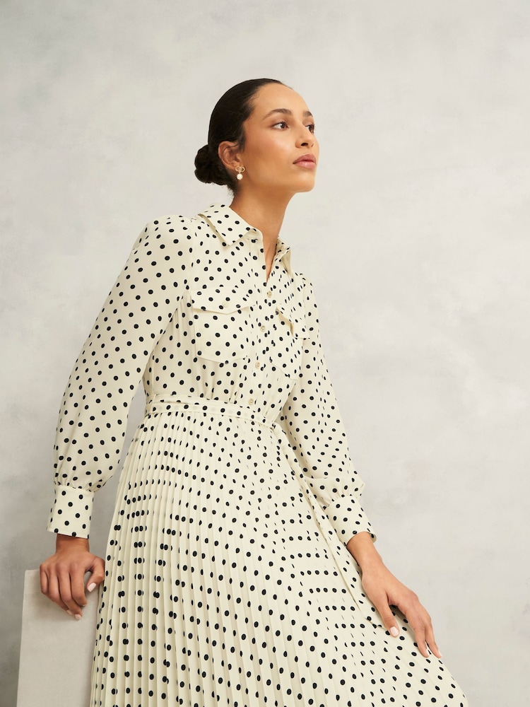 Buy Hobbs White Petite Larina Dress from the Next UK online shop
