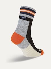 Sealskinz Surlingham Waterproof All Weather Ankle Length Striped Cuff Socks - Image 2 of 2