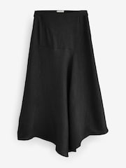 Vivere Black Junia Midi Draped Skirt - Image 1 of 1