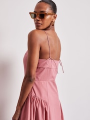 Vivere Pink Mabel 100% Cotton Sundress - Image 3 of 4