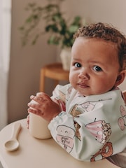 Mint Green Breakfast Club Baby Weaning And Feeding Sleeved Bib - Image 3 of 6