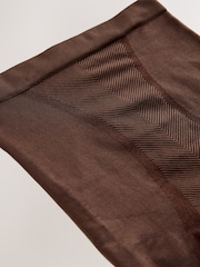 Chocolate Nude Thigh Smoother Short Seamless Firm Tummy Control Shaping Briefs - Image 3 of 4