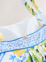 B by Ted Baker Tummy Control Bandeau Swimsuit - Image 10 of 10