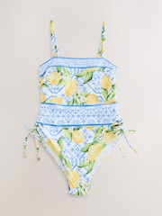 B by Ted Baker Tummy Control Bandeau Swimsuit - Image 6 of 10