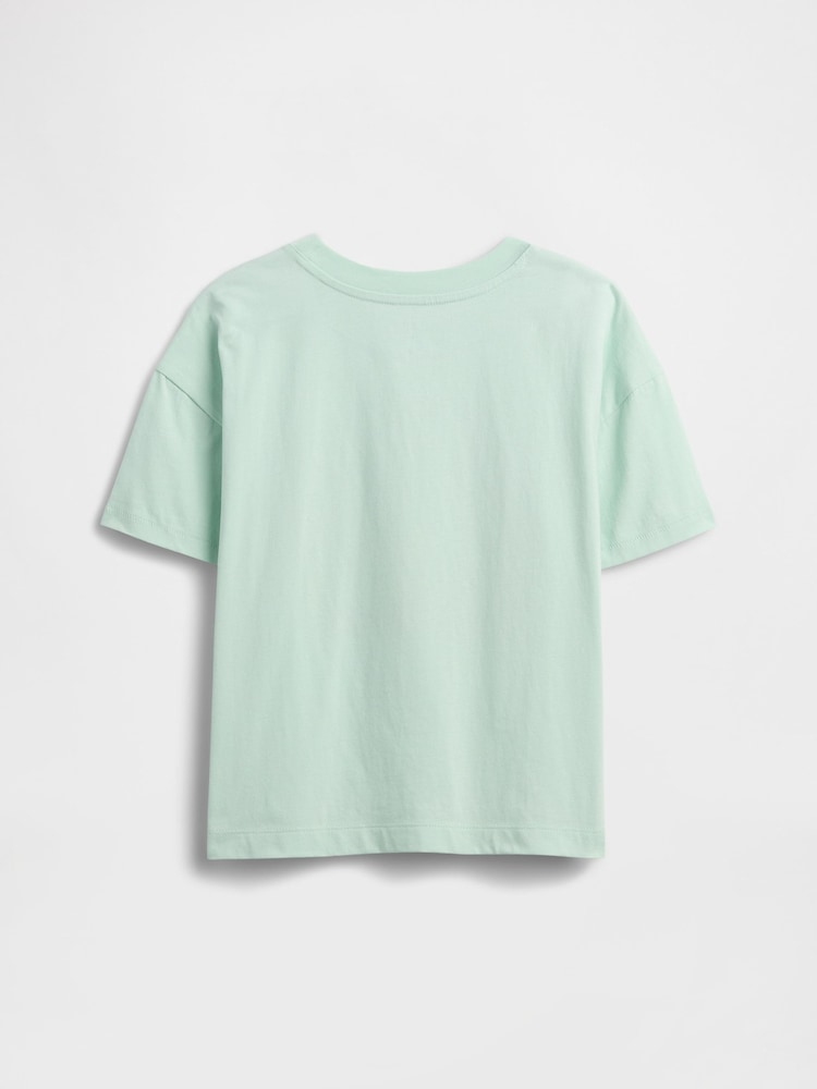 Gap Light Green Jurassic Park Graphic Short Sleeve T-Shirt (4-13yrs) - Image 2 of 3