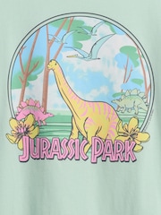 Gap Light Green Jurassic Park Graphic Short Sleeve T-Shirt (4-13yrs) - Image 3 of 3