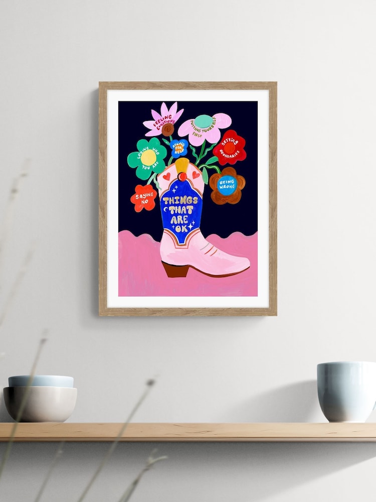 Eleanor Bowmer Birch Things That Are OK Framed Art - Image 1 of 3