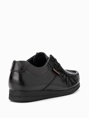 Base London Event Waxy Lace Up Wallabee Black Shoes - Image 3 of 6