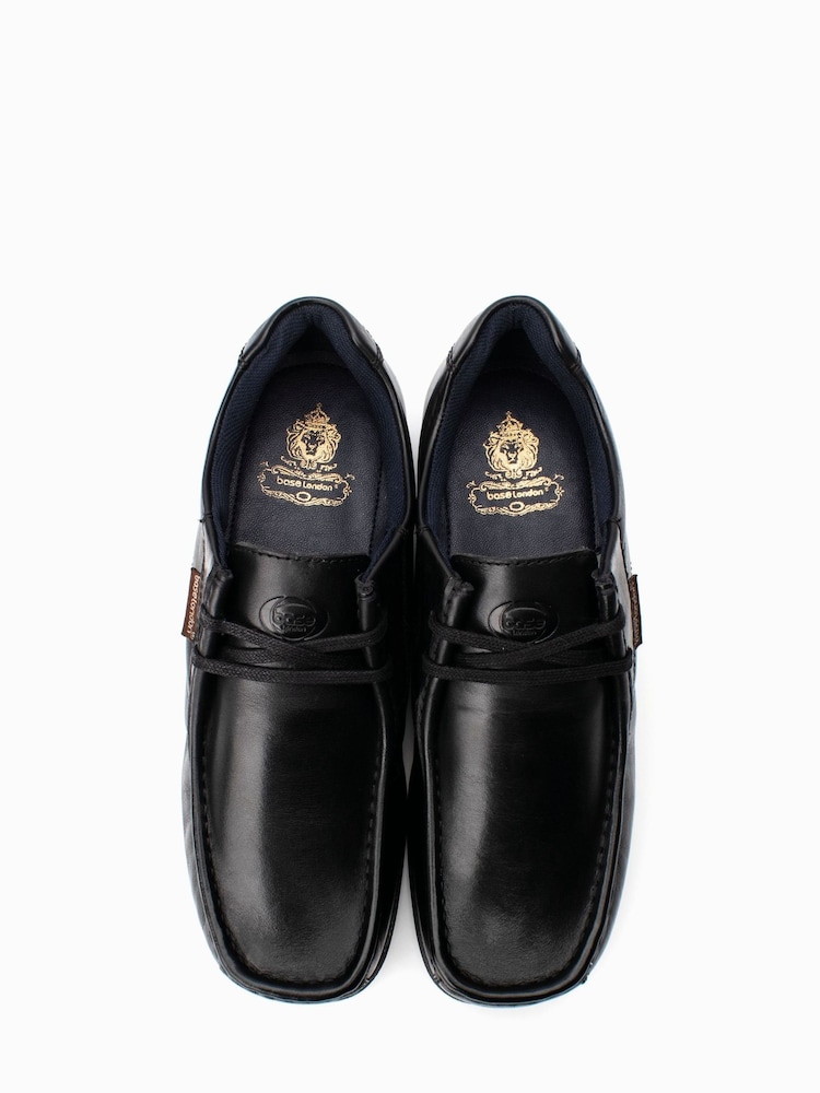 Base London Black Event Lace-Up Wallabee Leather Shoes - Image 5 of 5 Base London Black Event Lace-Up Wallabee Leather Shoes - Image 5 of 5