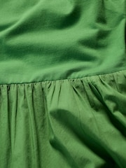 Seasalt Cornwall Green Madder Jersey Woven Mix Sleeveless Dress - Image 5 of 5
