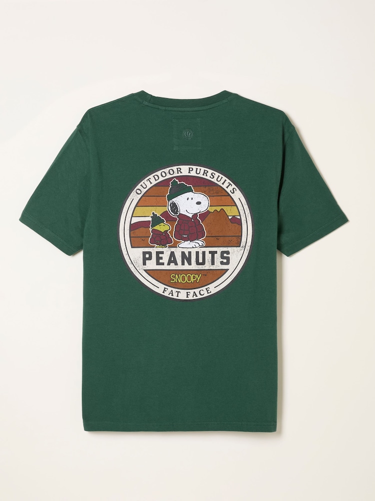 FatFace Green Snoopy T-Shirt - Image 6 of 6 FatFace Green Snoopy T-Shirt - Image 6 of 6