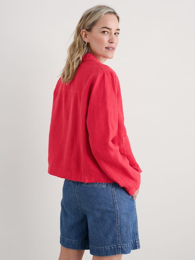 Seasalt Cornwall Red Petite Arame Jacket - Image 2 of 5