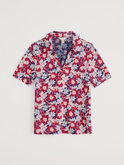 Rojo - Seasalt Cornwall Misty Sky Short Sleeve Jersey Shirt - Imagen 4 de 5