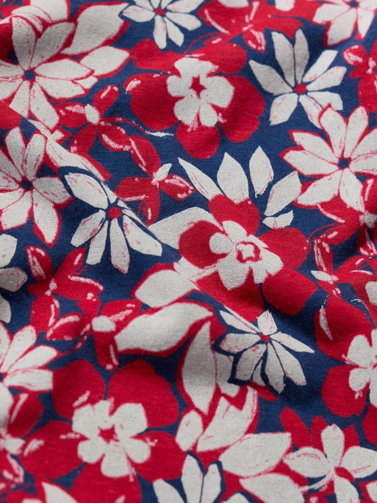 Rojo - Seasalt Cornwall Misty Sky Short Sleeve Jersey Shirt - Imagen 5 de 5