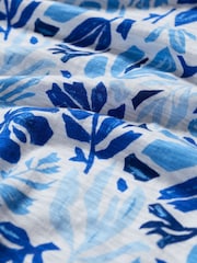 Seasalt Cornwall Blue Busy Lizzy Short Sleeve 100% Cotton Tunic - Image 5 of 5